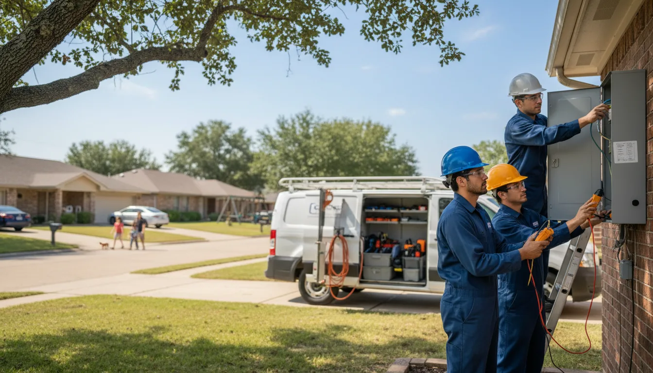 Certified electrician providing emergency electrical services in Ponemah, MN